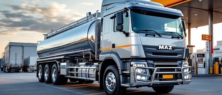 Бензовозы на базе МАЗ: особенности выбора и плюсы применения