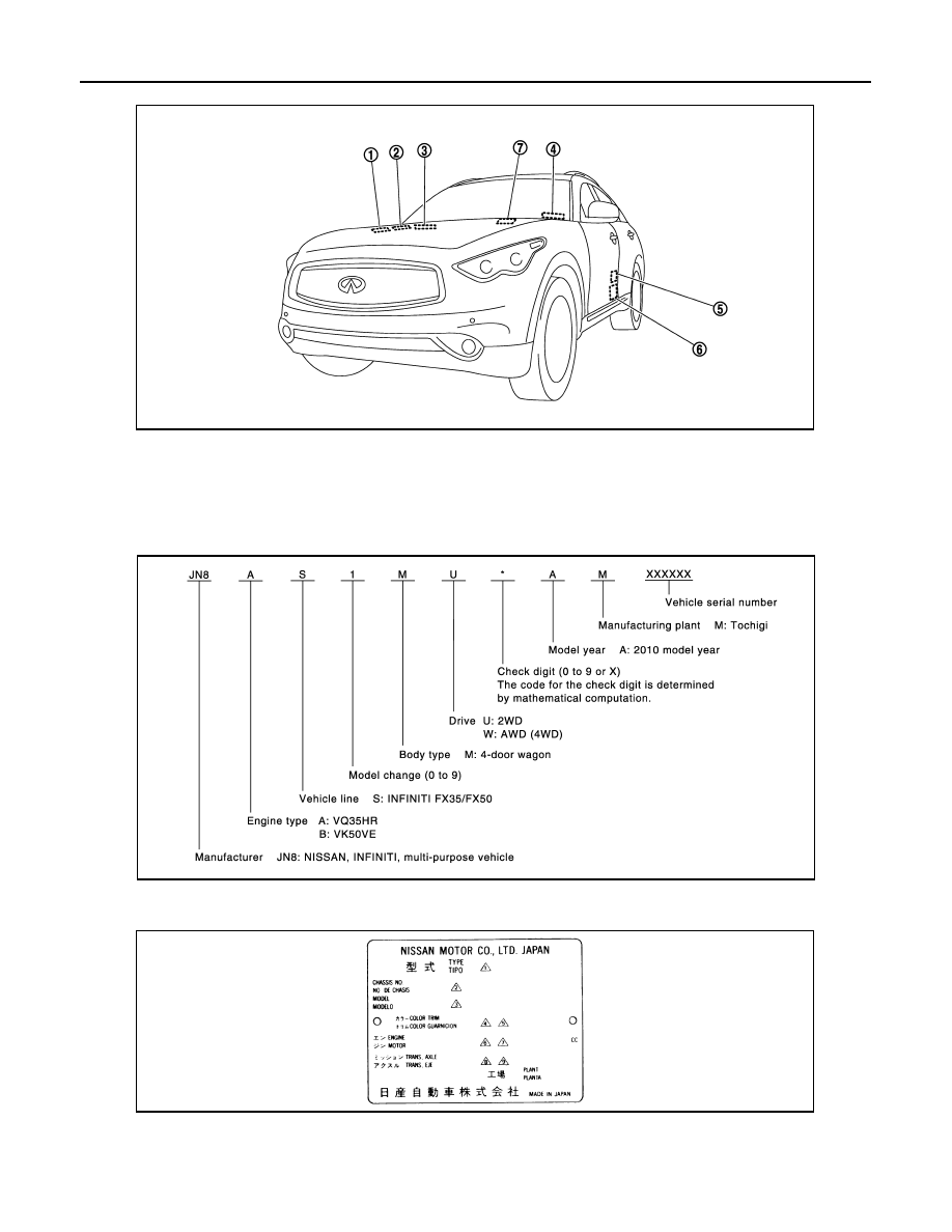 Infiniti fx37 схема предохранителей