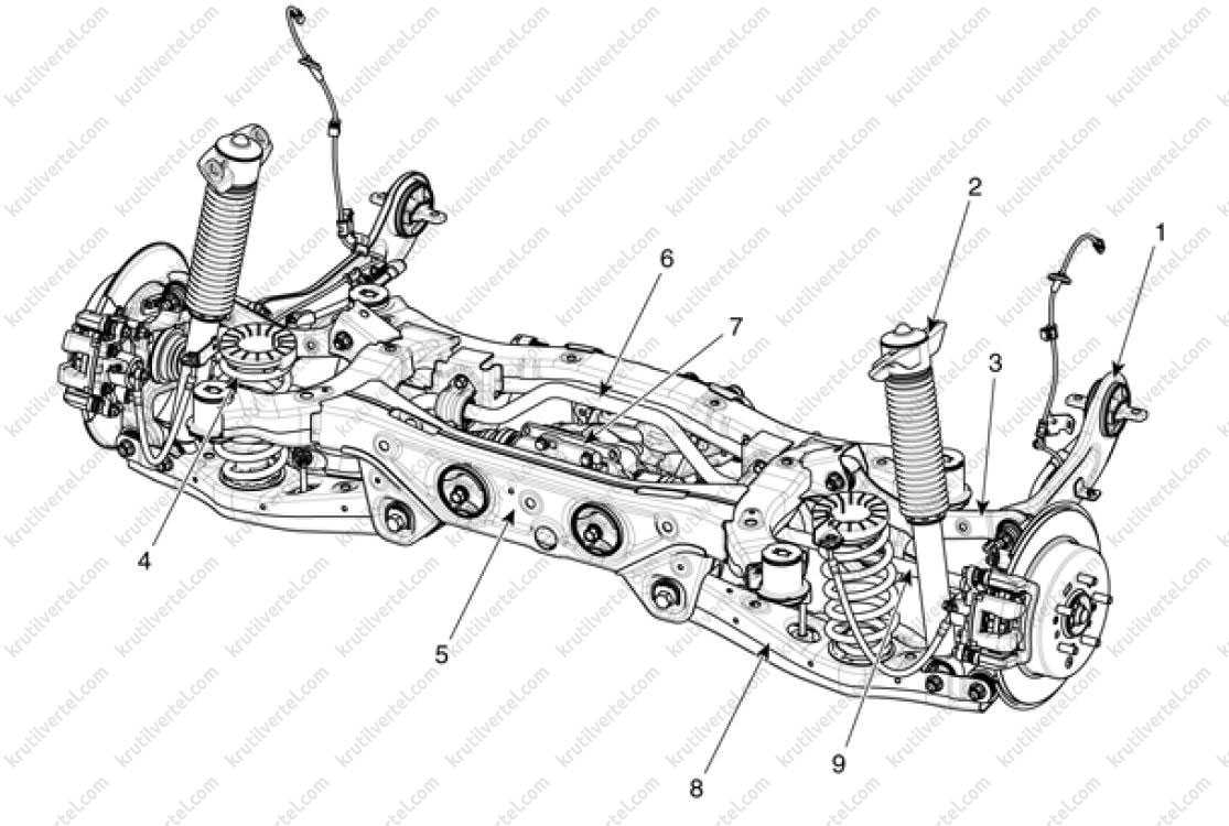 Схема задней подвески хендай ix35 полный привод