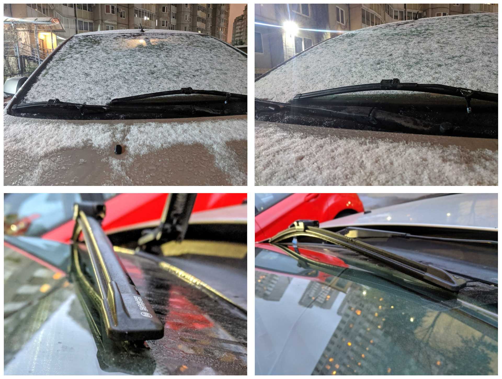 Как чистить машину от снега зимой