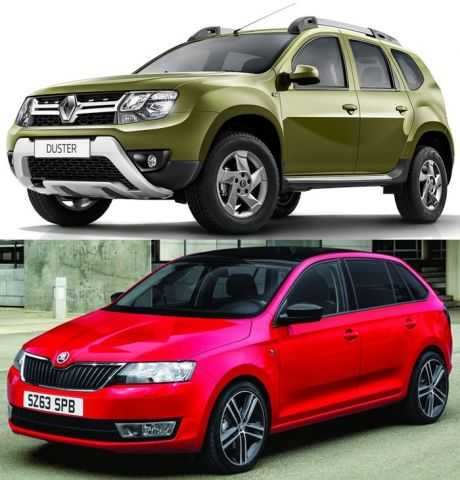 Сравнение автомобилей хэчбек skoda rapid i и седан renault logan ii