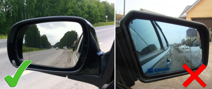 Как правильно настроить зеркала автомобиля — рекомендации автоинструктора