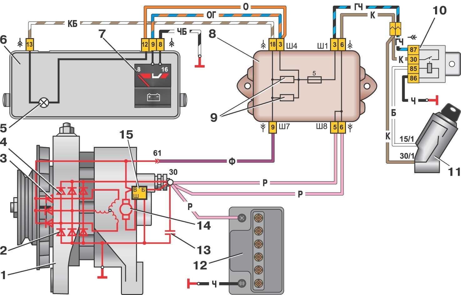 Как проверить реле регулятор напряжения генератора