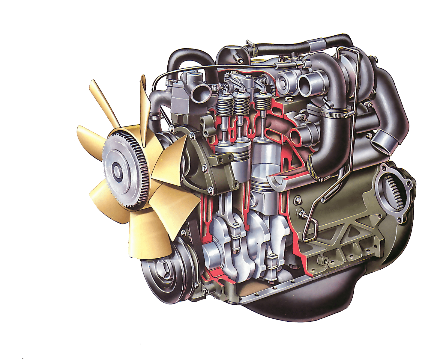 Часть двигателя внутреннего сгорания. Устройство дизельного ДВС. Дизельный двигатель внутреннего сгорания. Двигатели внутреннего сгорания дизельный двигатель. Дизельный двигатель внутреннего сгорания автомобиля.