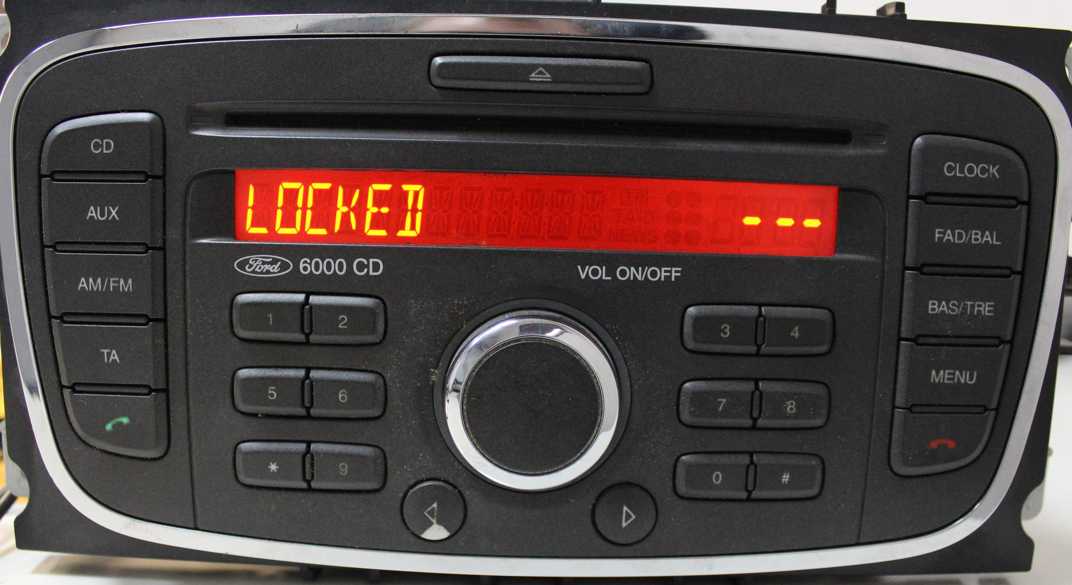 Как разблокировать магнитолу 6000 cd на ford focus 2? полезные хитрости