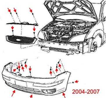 Как снять передний и задний бампер ford focus 2 (2004-2012)